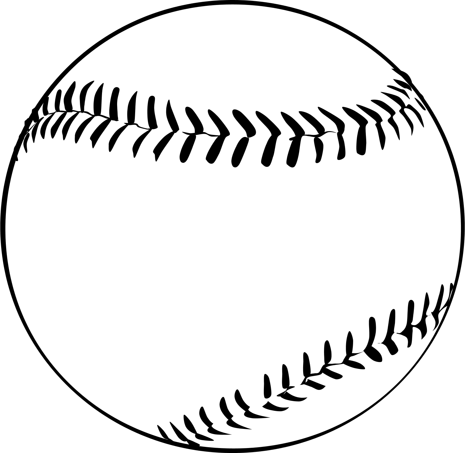 Baseball Stitches Graphic PNG image