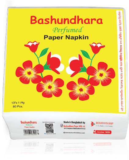 Bashundhara Perfumed Paper Napkin Pack PNG image