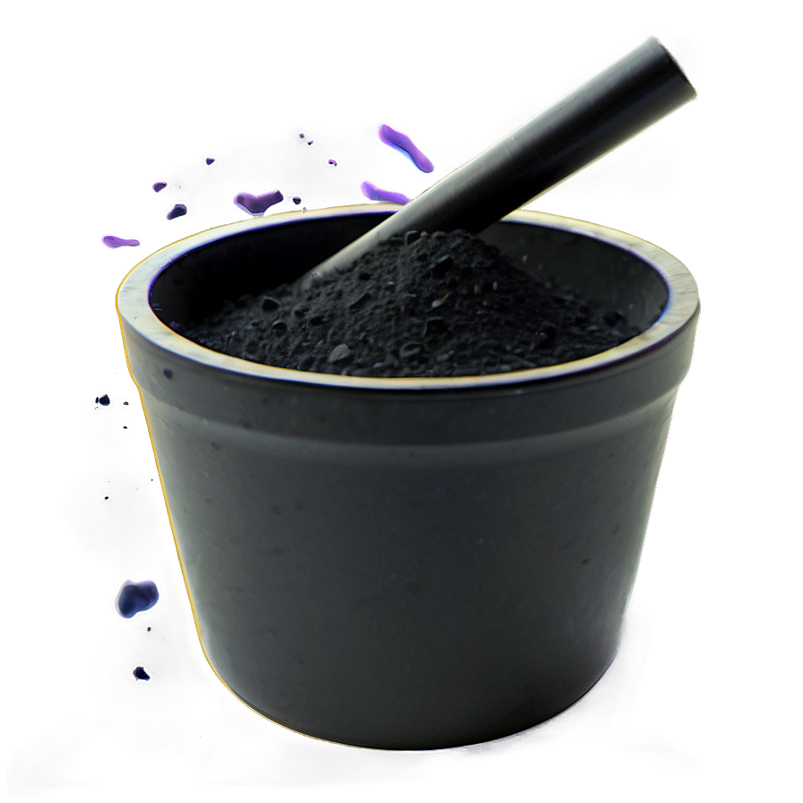 Basic Black Powder Mix Png 55 PNG image