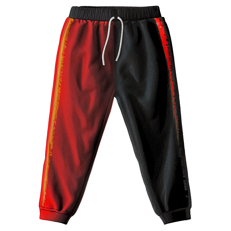 Basic Black Sweatpants Png 06132024 PNG image