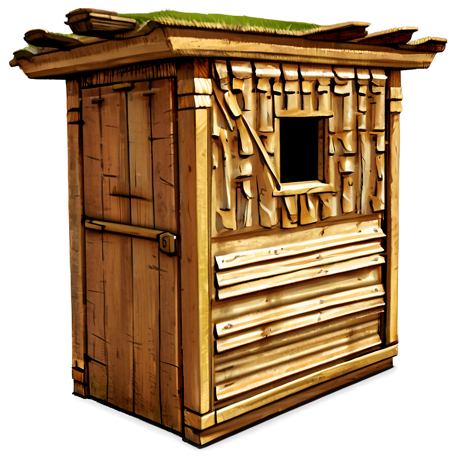 Basic Survival Outhouse Png Myd70 PNG image