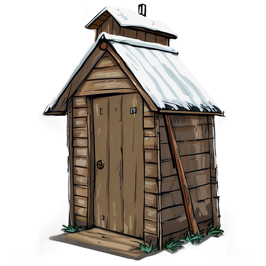 Basic Survival Outhouse Png Nfa18 PNG image