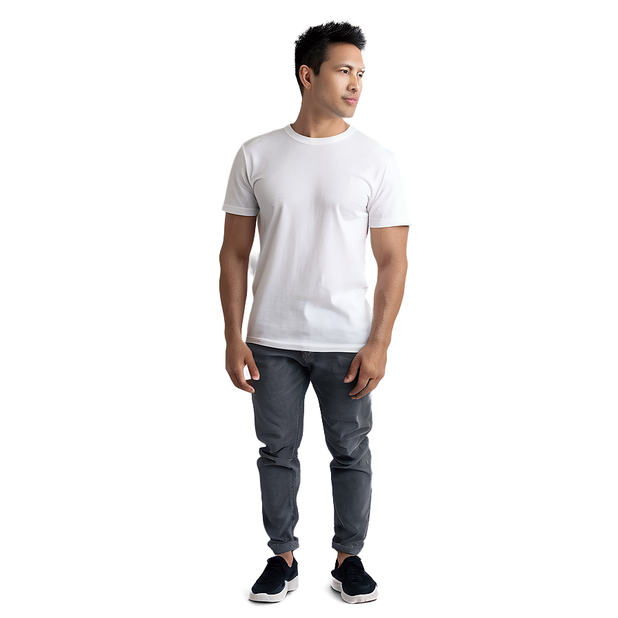 Basic White Tee Png 06272024 PNG image