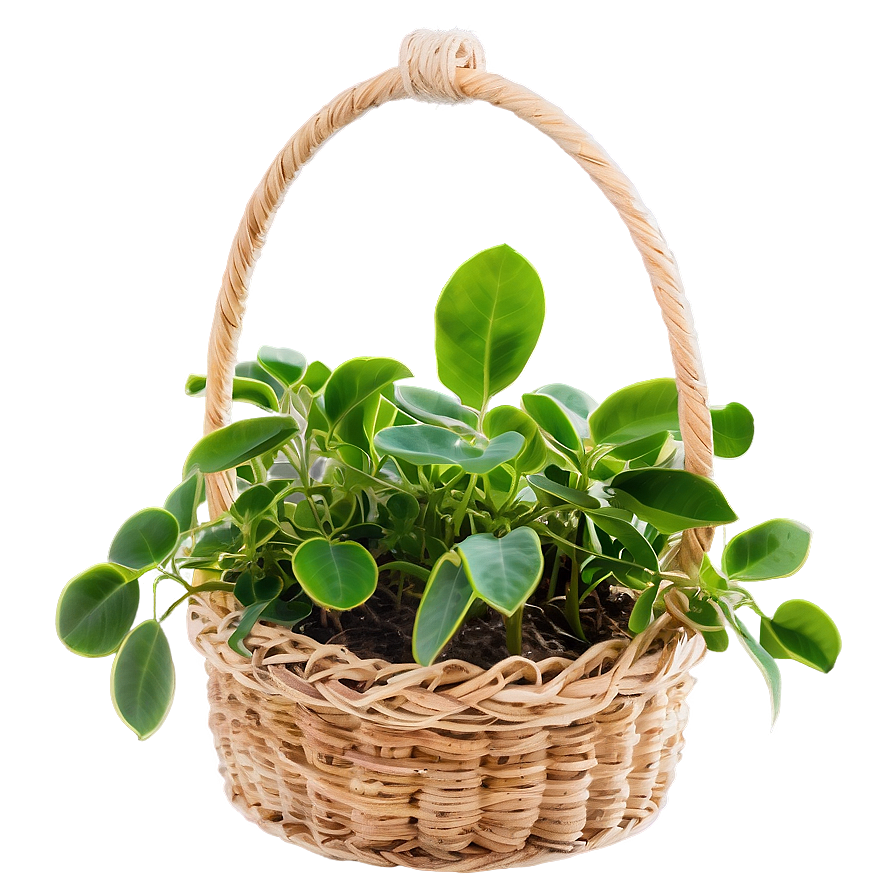 Basket Hanging Plant Png 66 PNG image