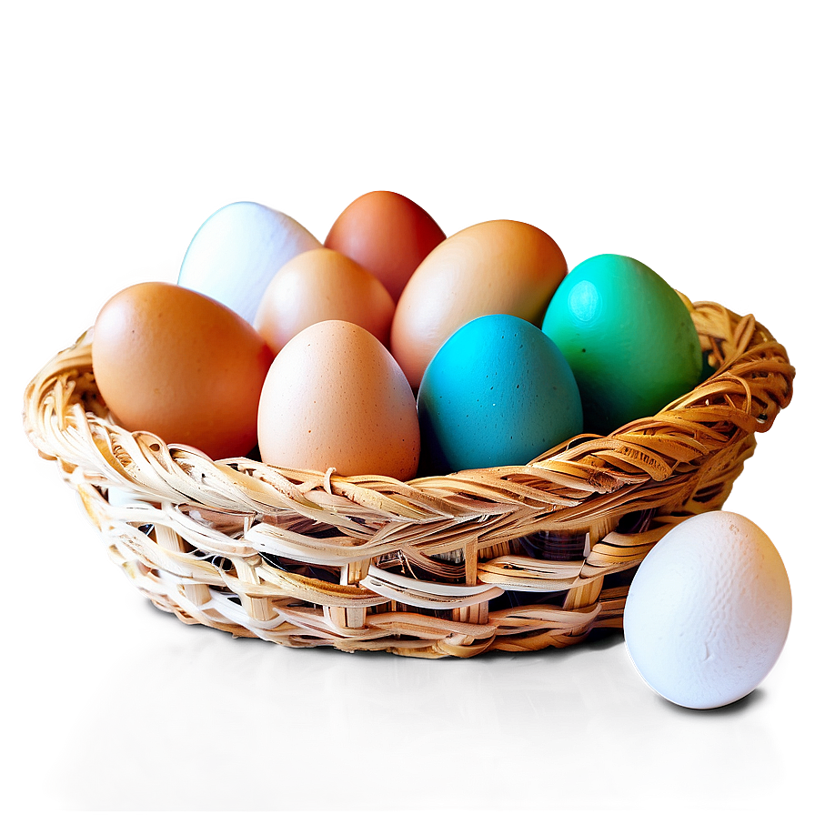 Basket Of Eggs Png 19 PNG image