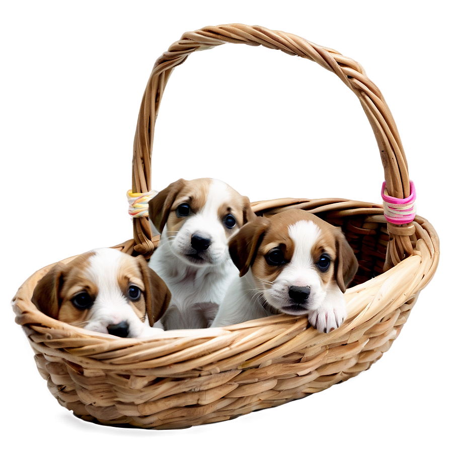 Basket Of Puppies Png Ueb39 PNG image