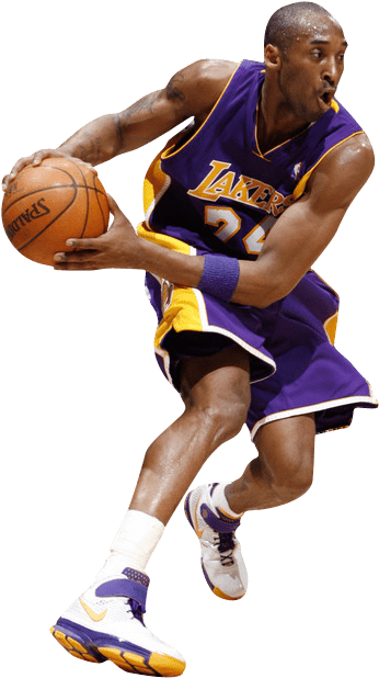 Basketball Action Shot Lakers24 PNG image