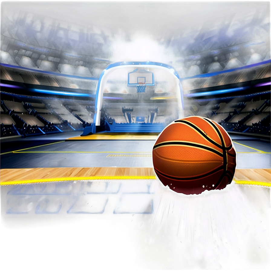 Basketball Arena Night Png 04302024 PNG image