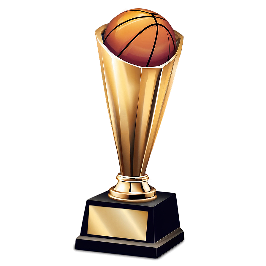 Basketball Championship Trophy Png Pqv PNG image