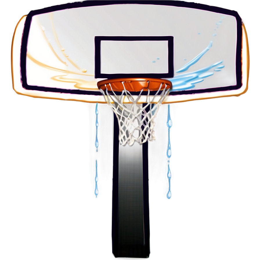 Basketball Hoop With Sand Or Water Base Png Asc PNG image