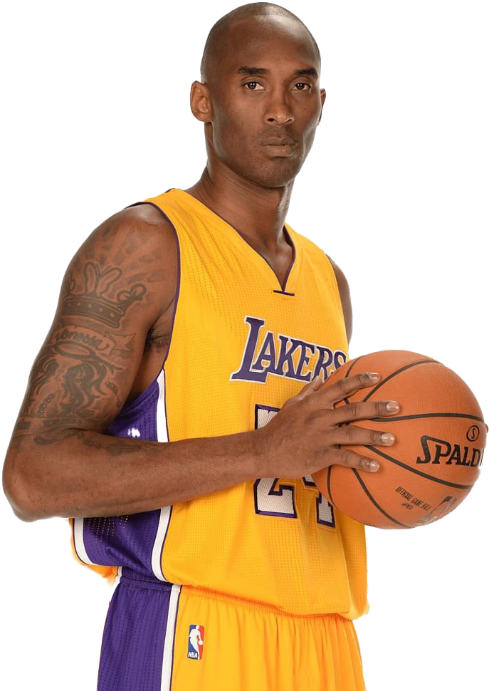 Basketball Legendin Lakers Uniform PNG image