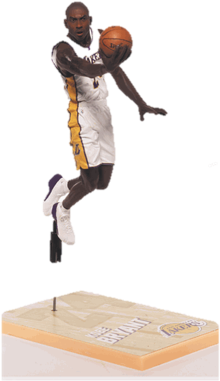 Basketball Player Action Figure Dunk Pose PNG image