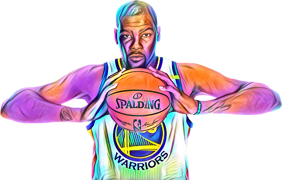 Basketball Player Artistic Render PNG image