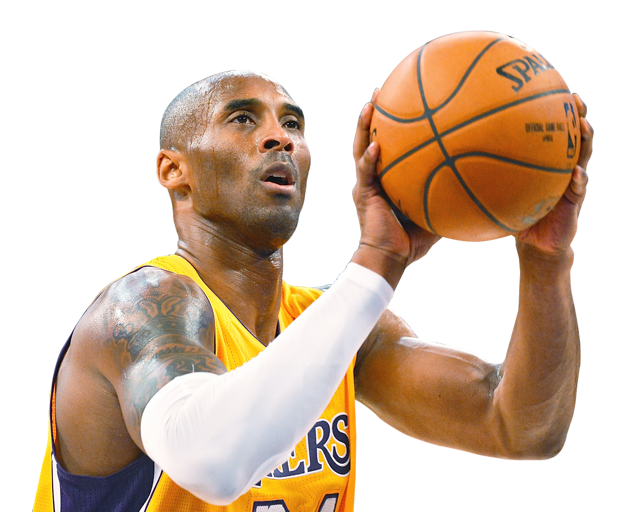 Basketball Player Free Throw Focus.png PNG image