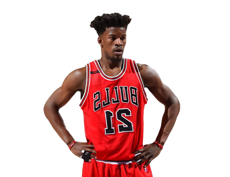 Basketball_ Player_in_ Red_ Uniform PNG image