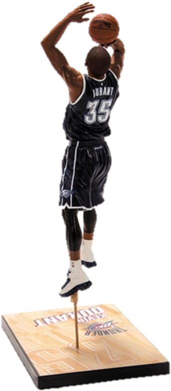 Basketball Player Shooting Action Figure PNG image