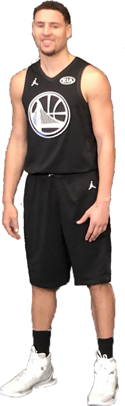 Basketball Playerin Black Uniform PNG image