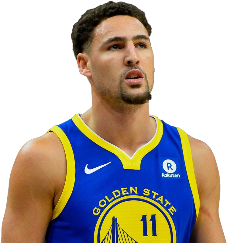 Basketball Playerin Golden State Warriors Jersey PNG image