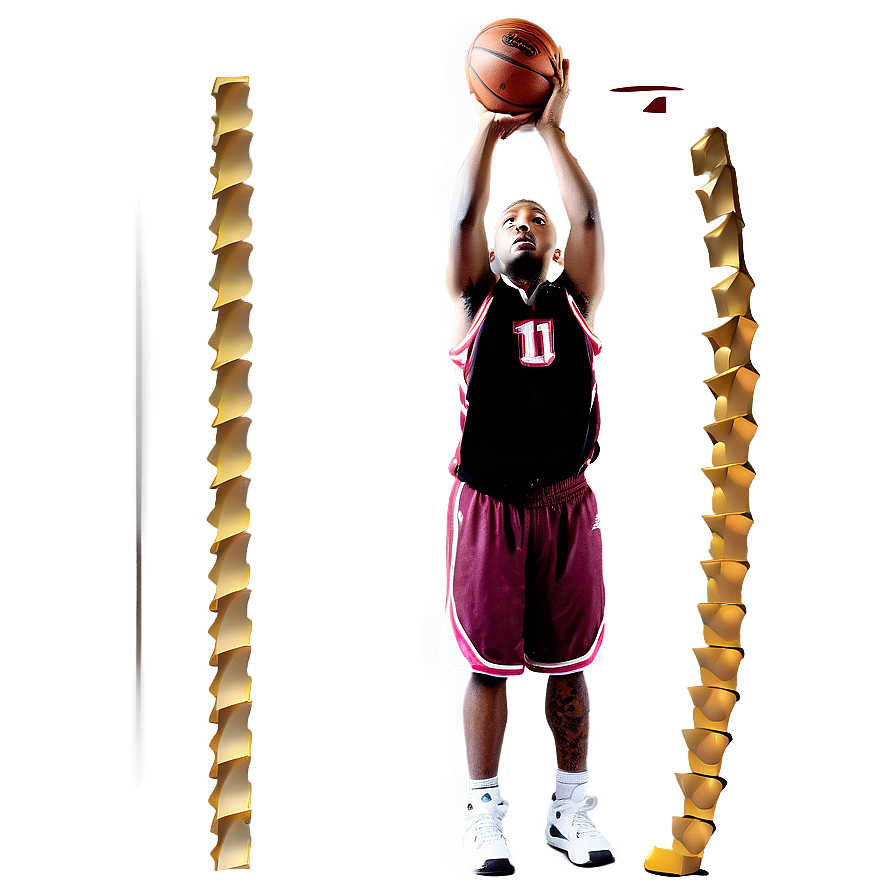 Basketball Three-pointer Shoot Png 06242024 PNG image