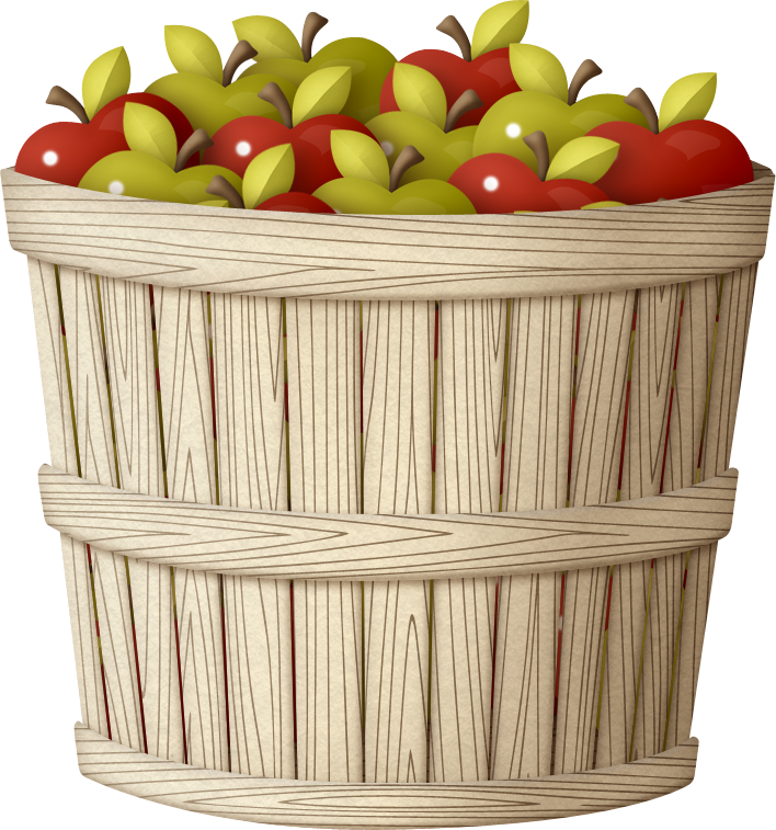 Basketof Redand Green Apples PNG image