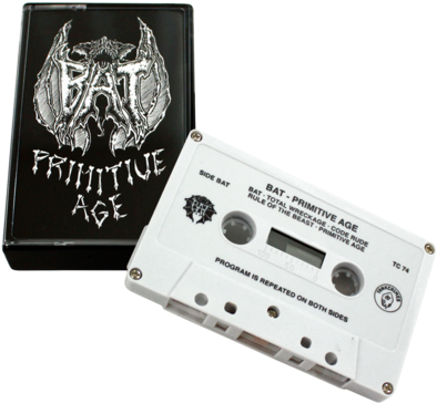 Bat Primitive Age Cassetteand Case PNG image