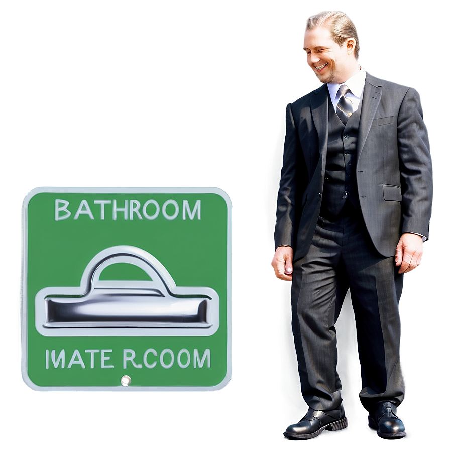 Bathroom Sign Png 05242024 PNG image