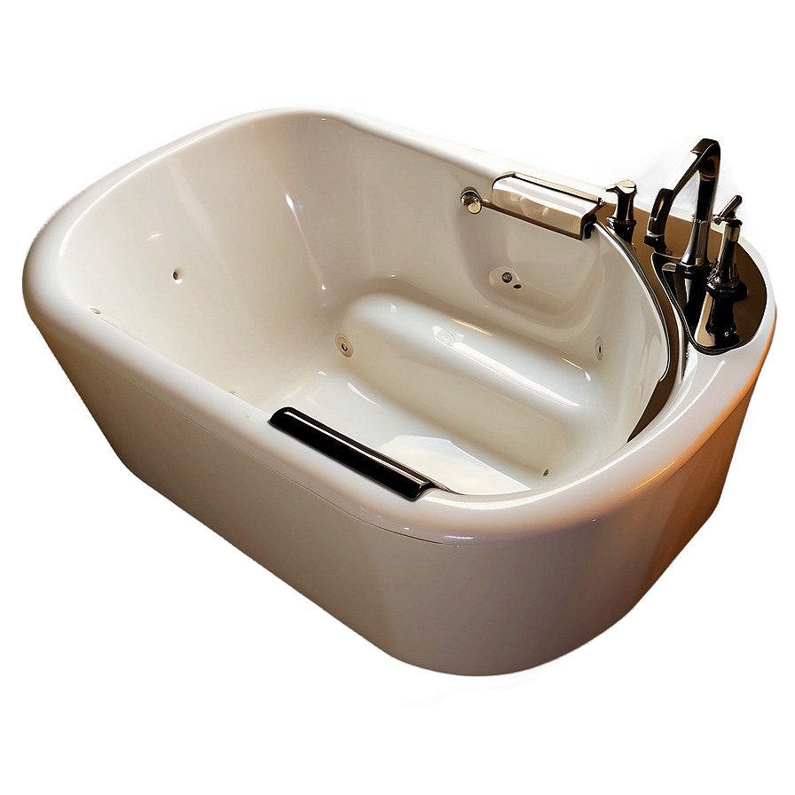 Bathtub With Built-in Seat Png 05242024 PNG image