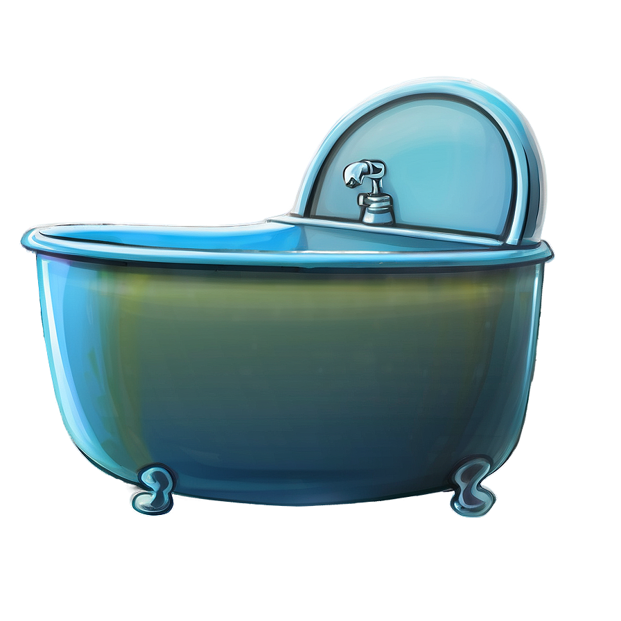 Bathtub With Glass Door Png 05242024 PNG image