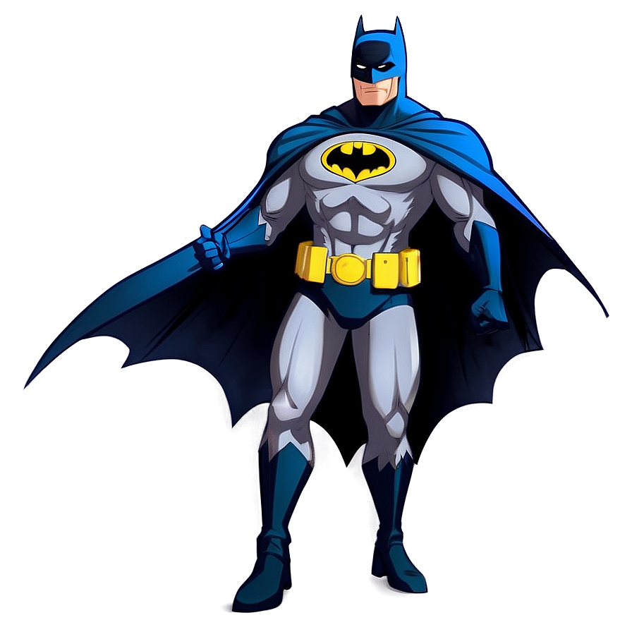 Batman Cartoon Silhouette Png Obl81 PNG image