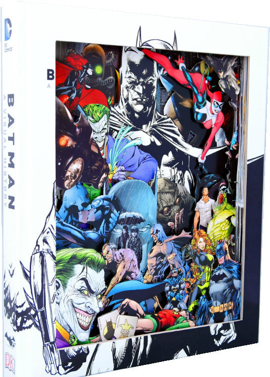 Batman Comics Collage PNG image