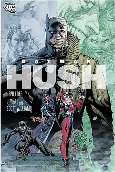 Batman Hush Comic Cover PNG image