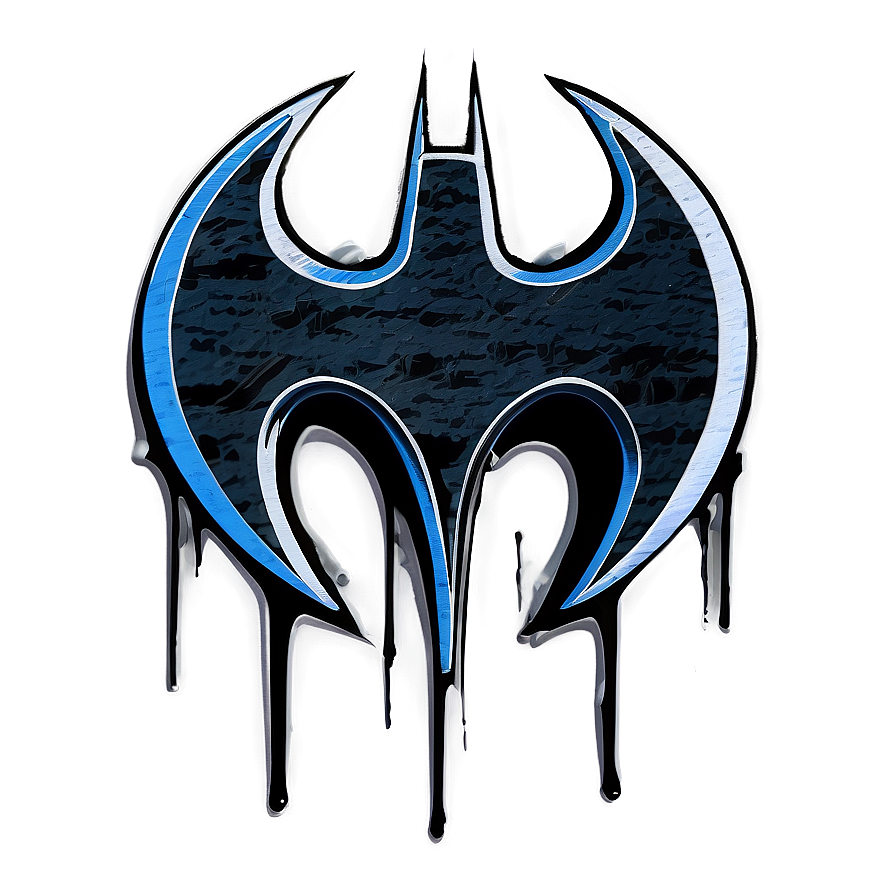 Batman Logo Graffiti Style Png 05042024 PNG image