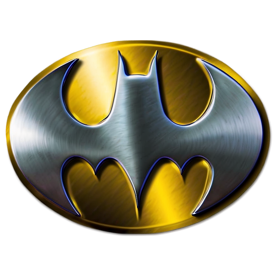 Batman Logo In Metal Png Njb PNG image