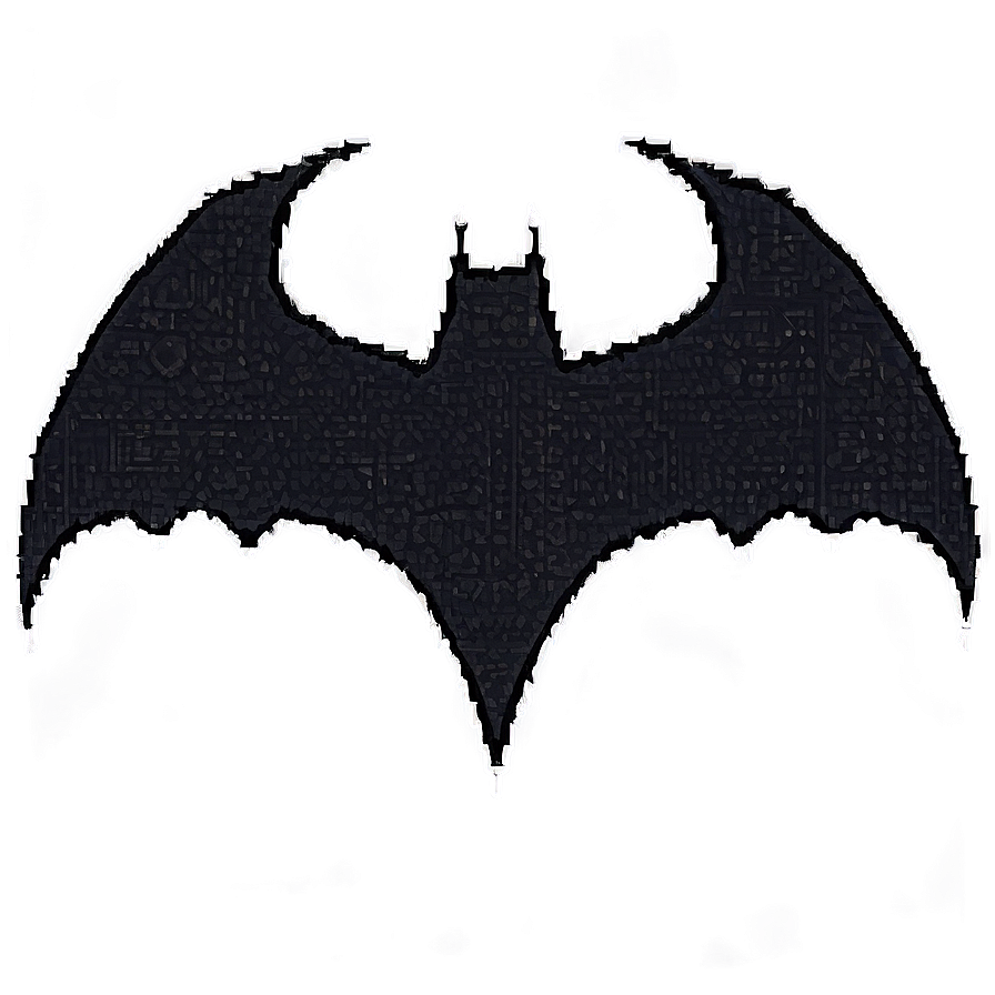 Batman Logo In Pixel Art Png Aam28 PNG image