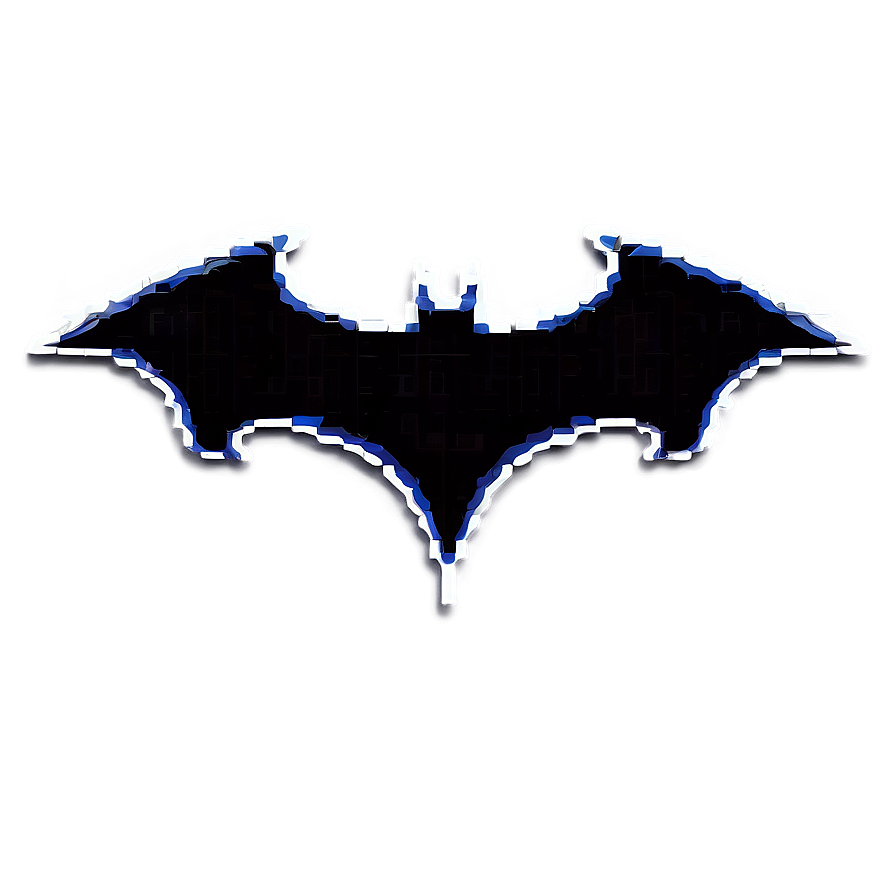 Batman Logo In Pixel Art Png Yav PNG image