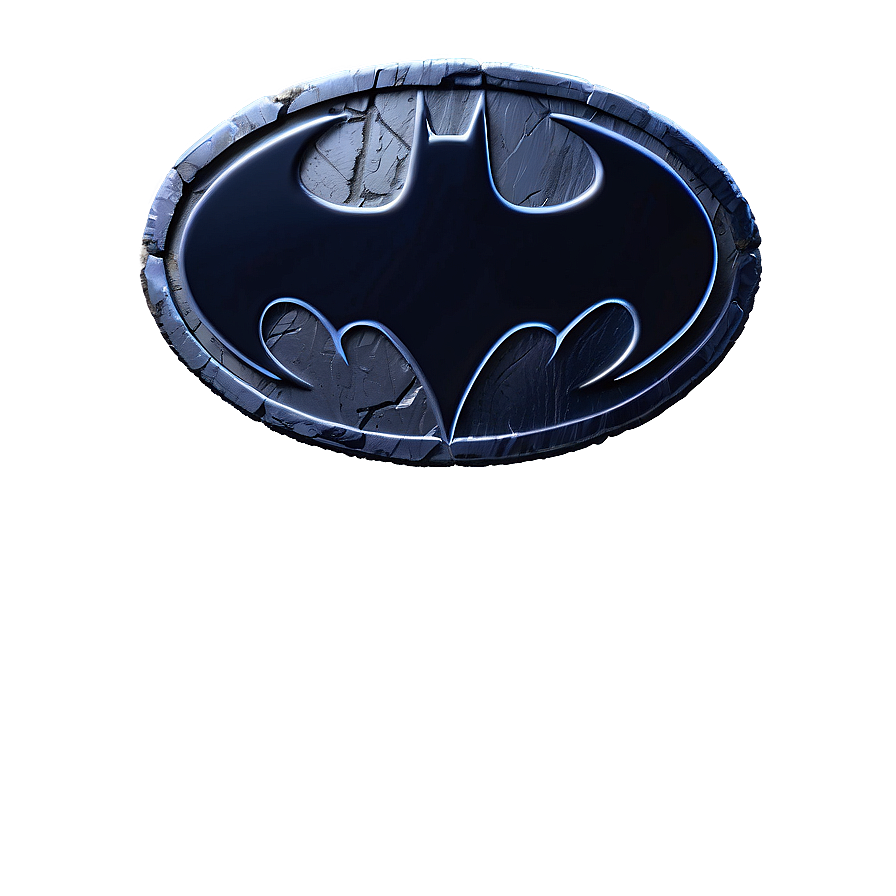 Batman Logo In Stone Texture Png 77 PNG image