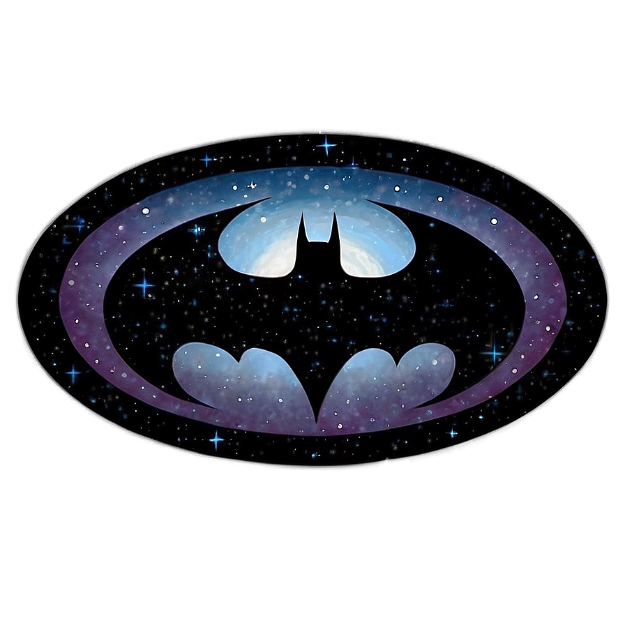 Batman Logo Night Sky Png 05042024 PNG image