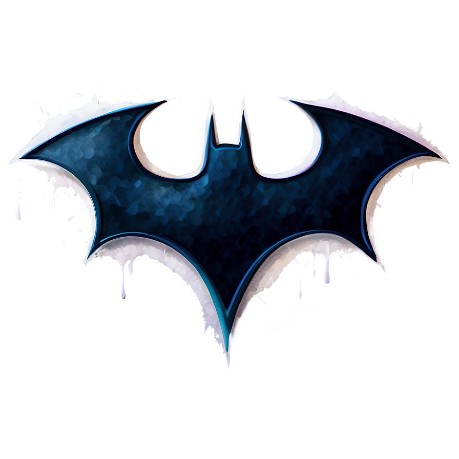 Batman Logo Watercolor Png 05042024 PNG image