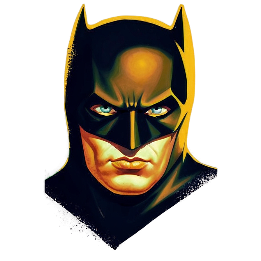 Batman Retro Poster Png Xce PNG image