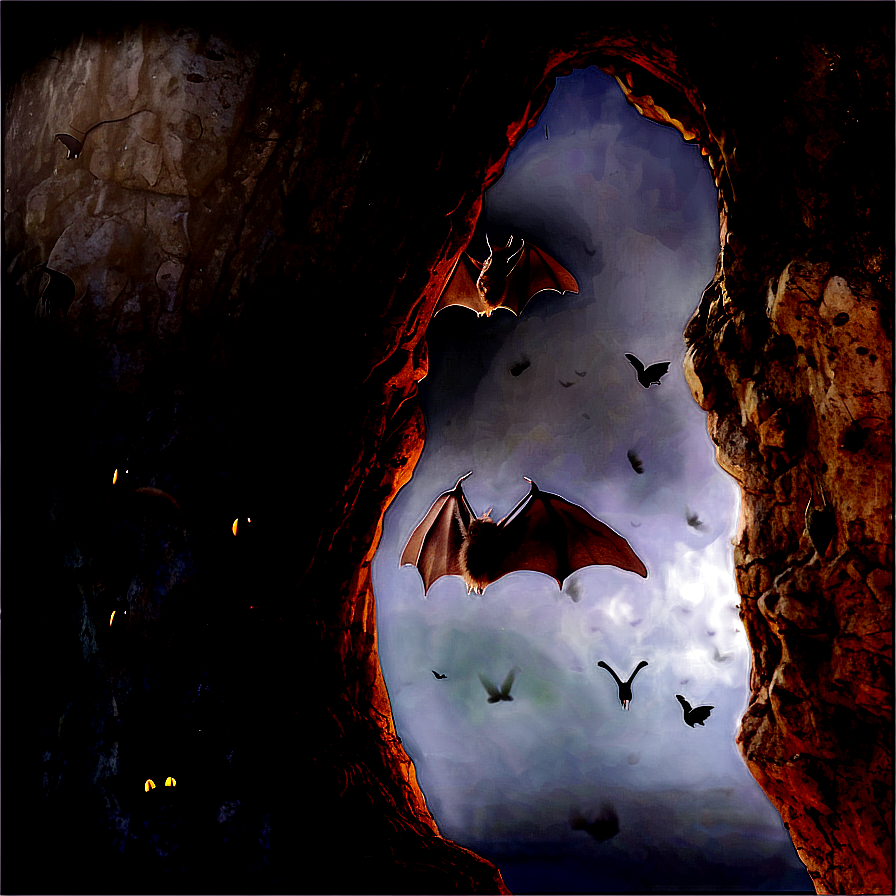 Bats In Cave Png 88 PNG image