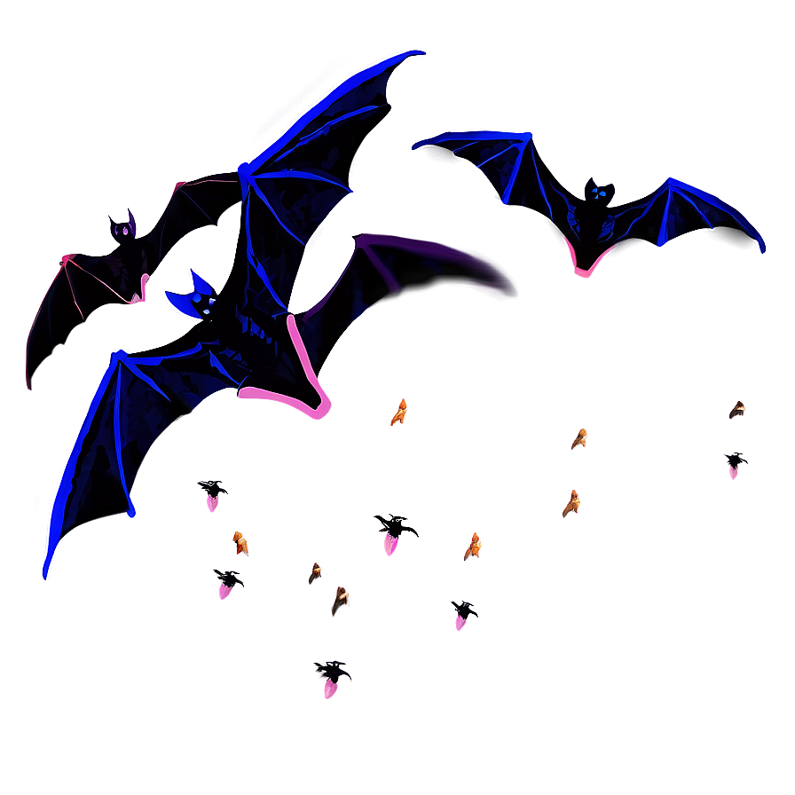 Bats Swarm Overlay Png Ryh51 PNG image