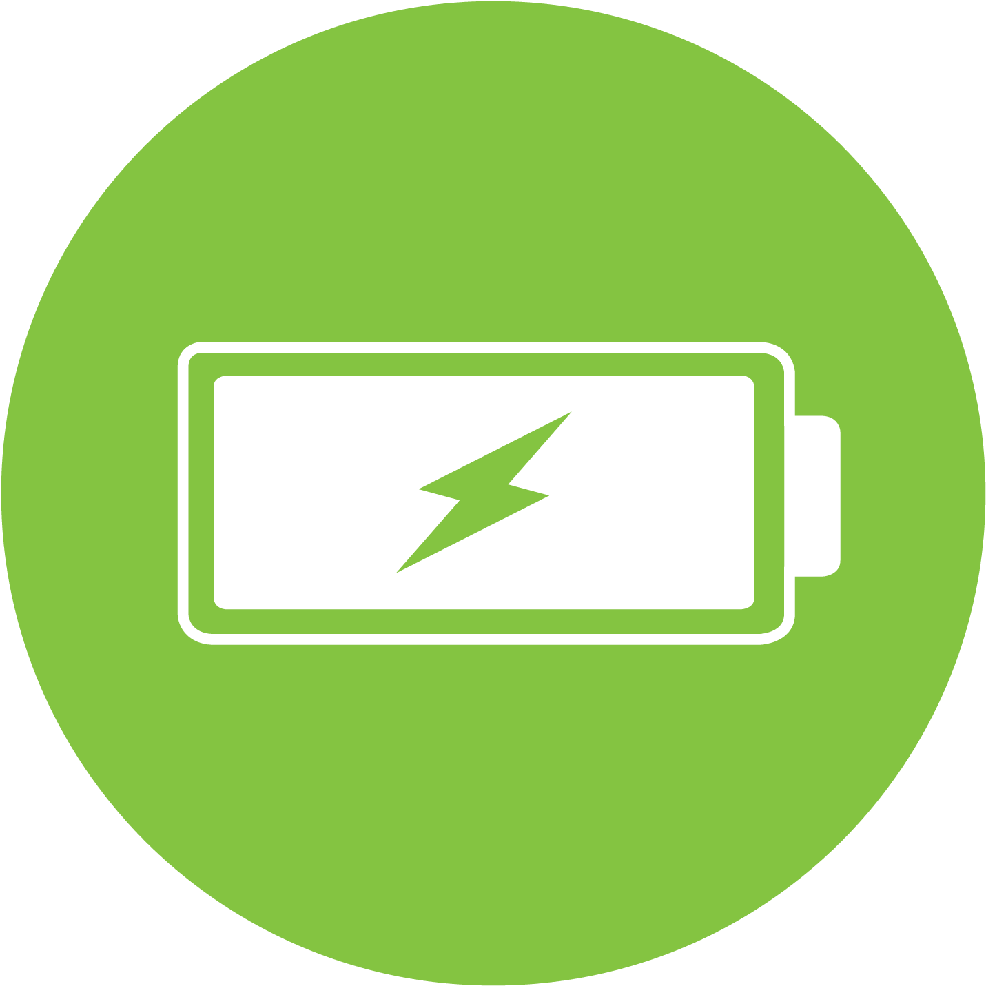 Battery Charge Indicator Icon PNG image