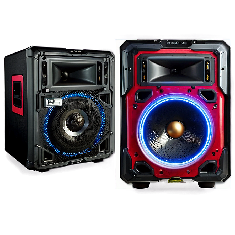 Battery Powered Dj Speakers Png Vhc PNG image