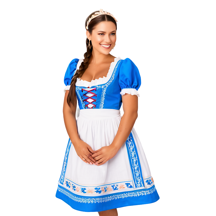 Bayern Dirndl Dress Png Cve13 PNG image