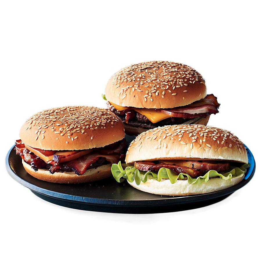 Bbq Bacon Burger Extravaganza Png 67 PNG image