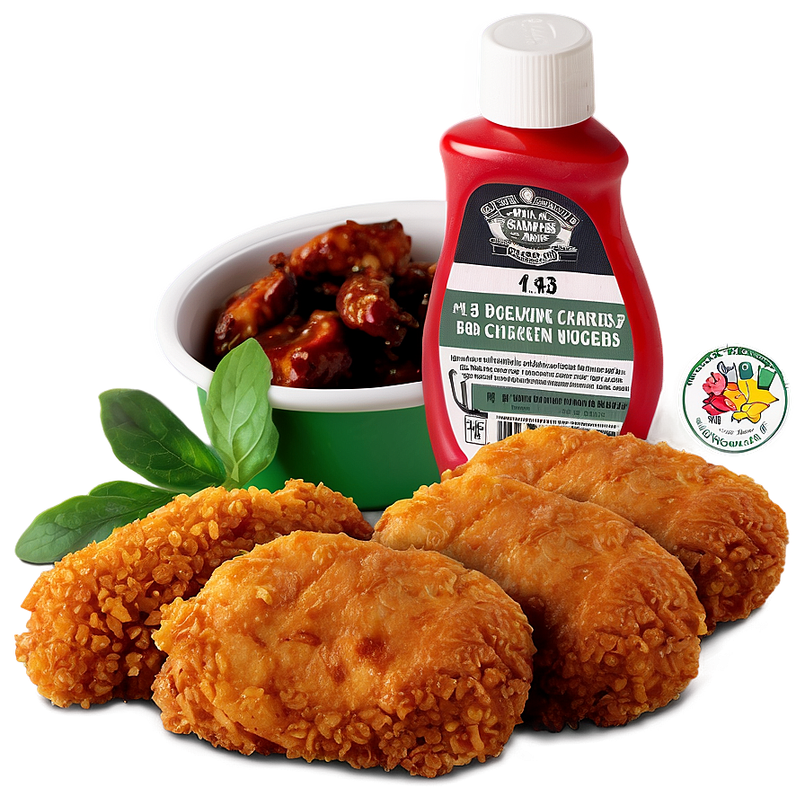 Bbq Chicken Nuggets Png Rxx PNG image