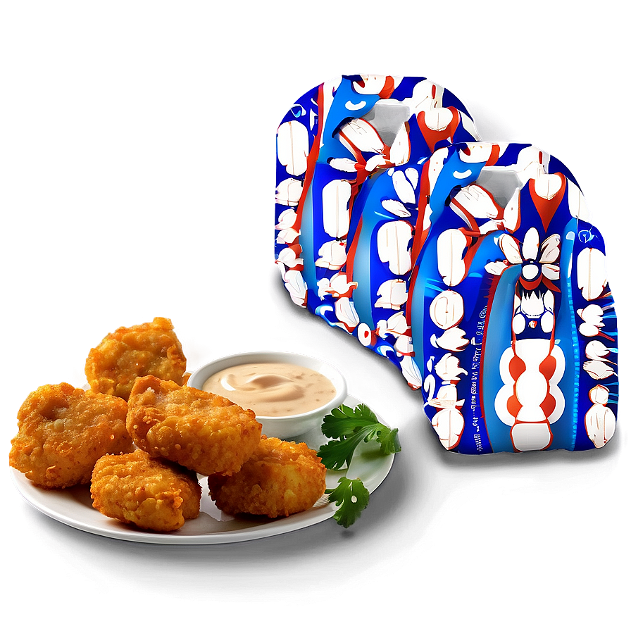 Bbq Chicken Nuggets Png Tve PNG image