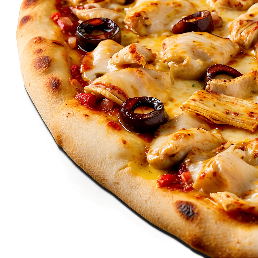 Bbq Chicken Pizza Png Wcf74 PNG image