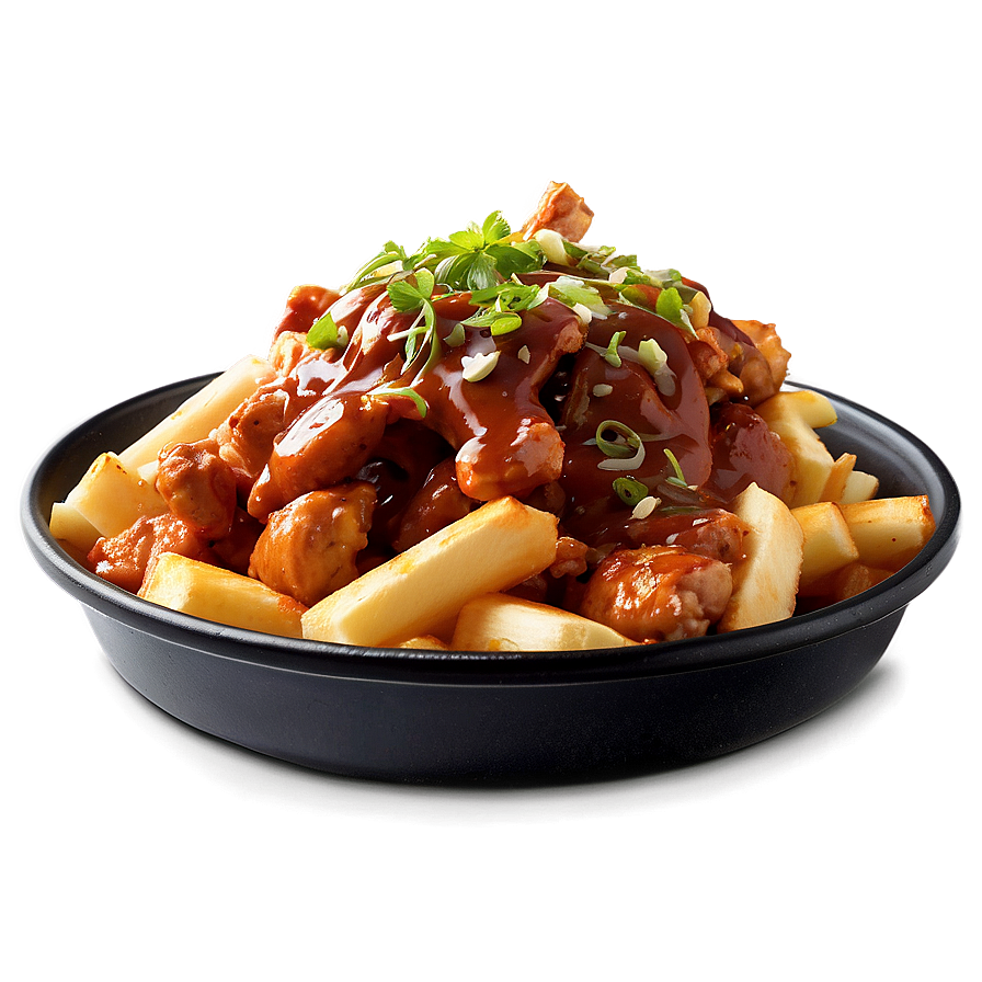 Bbq Chicken Poutine Feast Png 06252024 PNG image