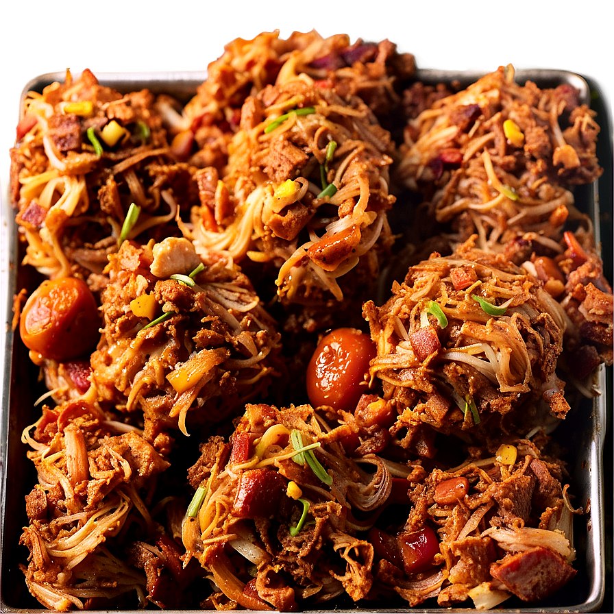 Bbq Pulled Pork Stuffing Png Bmj98 PNG image